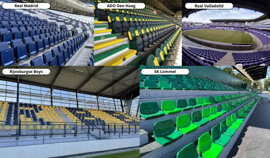 Zitoplossingen stadionstoelen
